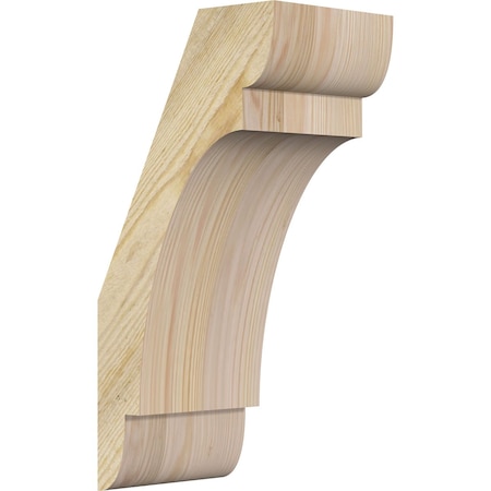 Ekena Millwork 6"W x 8"D x 16"H Olympic Rough Sawn Knee Brace, Douglas Fir BRC06X08X16OLY00RDF